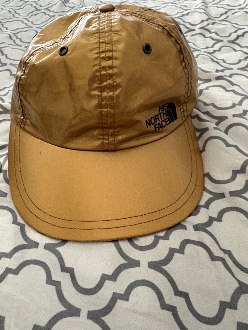 The North Face Mustard/Tan Nylon Cap with Logo